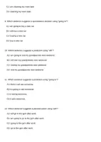 Vorschau - Arbeitsblätter - will oder going to 40 Multiple Choice Fragen - Seite 3