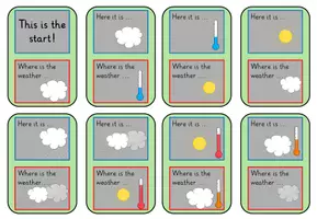 Vorschau - Spiele - Lesespiel zum Thema "weather" - Seite 1