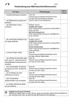 Vorschau - Arbeitsblätter - Vorbereitung zum Nähmaschinenführerschein - Seite 1
