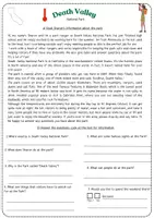 Vorschau - Arbeitsblätter - A visit to the Californian National Parks (Gruppenpuzzle) - Seite 1