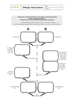 Vorschau - Arbeitsblätter - AB Diálogo: Hacer planes (querer, poder, tener que) - Seite 1