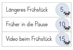 Vorschau - Anderer Materialtyp - Pandaklasse: Belohnungssystem (PDF/PPT) - Seite 1