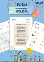 Vorschau - Merkblätter - 🏫 Spring Poem - Englisch spielerisch lernen - Gedichtreise 5 - Deckblatt