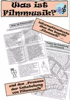 Vorschau - Text - Was ist Filmmusik - Informationstext - Der Prozess der Entstehung - Deckblatt