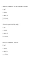 Vorschau - Arbeitsblätter - 40 Multiple-Choice-Fragen zu den Wortarten in der deutschen Sprache - Seite 2