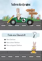 Vorschau - Aufgabenkarten - Schreibstraße Osterferien - Seite 2