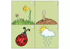 Vorschau - Arbeitsblätter - Lesespaziergang: Frühling (Kl. 1) - Seite 3