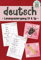 Vorschau - Arbeitsblätter - Lesespaziergang St/Sp (passend zu TINTO) - Deckblatt