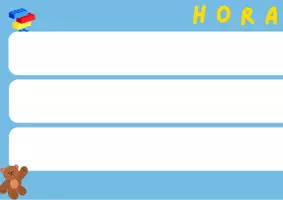 Vista previa - Manualidades / Dibujos para colorear - Horario y economía de fichas para niños - Portada