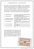 Vorschau - Arbeitsblätter - Lesetraining/Leseförderung - Der Wetterbericht (Klasse 2) - Seite 1