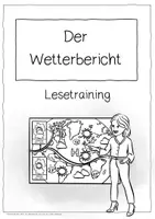 Vorschau - Arbeitsblätter - Lesetraining/Leseförderung - Der Wetterbericht (Klasse 2) - Seite 2