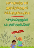 Vista previa - Unidades / Secuencias / Situaciones de Aprendizaje - SITUACIÓN DE APRENDIZAJE LOMLOE - EXPLORANDO LA NATURALEZA - INFANTIL - Portada