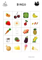 Vorschau - Spiele - BINGO Lebensmittel - Deckblatt
