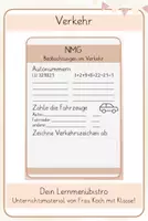 Vorschau - Arbeitsblätter - Verkehrsumgebung boebachten - Deckblatt