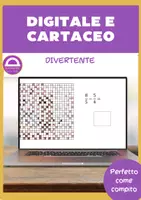 anteprima - Esercizi - GRATIS | Operazioni con le frazioni Pixel Art - Pagina 1