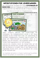 Vorschau - Stationenlernen - COMPARISON OF ADJECTIVES - Lerncenter/Lerntheke - Seite 1