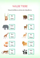 Vorschau - Arbeitsblätter - Tiere, Jungtiere, Nutztiere zuordnen, erkennen und bennenen - Seite 3