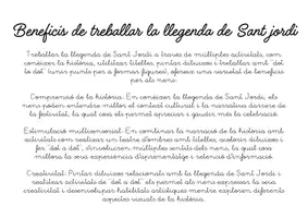 Vista previa - Unidades / Secuencias / Situaciones de Aprendizaje - CREA LA LLEGENDA DE SANT JORDI (CAT) - página 2