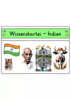 Vorschau - Stationenlernen - Wissenskartei - Indien - Seite 1