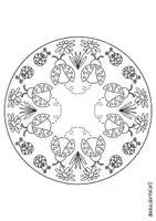 Vorschau - Arbeitsblätter - Mandalas - Frühling - Seite 2
