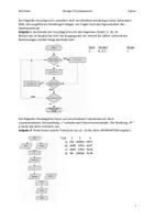 Vorschau - Arbeitsblätter - Übung Flussdiagramme (Informatik) - Deckblatt