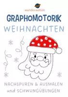 Vorschau - Arbeitsblätter - Schwungübungen Weihnachten - Schwungübungen Winter - Graphomotorik Winter Grafomotorik Winter - Freiarbeitskartei - Freiarbeitsheft - Freiarbeitsmaterial Deutsch Klasse 1 - Deckblatt