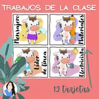 Vista previa - Decoración del aula - Tarjetas de trabajos de la clase - Portada