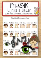 Vorschau - Anderer Materialtyp - Musik Lyriks & Bilder (Lied: Head, shoulders, knees and toes) - Deckblatt