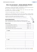 Vorschau - Arbeitsblätter - Reime- und Verseschmiede - Wir erstellen eigene Gedichte! - Klasse 5/6 - Deckblatt