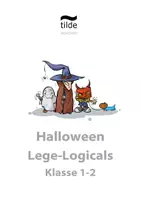 Vorschau - Stationenlernen - Leseverständnis Klasse 1 - Logicals Halloween Klasse 1 - Deckblatt
