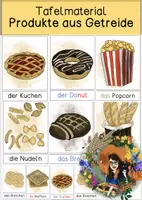 Vorschau - Poster - Differenziertes Tafelmaterial - Produkte aus Getreide - Deckblatt