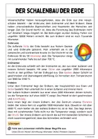 Vorschau - Arbeitsblätter - Der Schalenbau der Erde - Seite 3