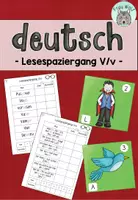 Vorschau - Arbeitsblätter - Lesespaziergang V/v (passend zu TINTO) - Deckblatt