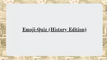 Vorschau - Aufgabenkarten - Emoji-Quiz: Von der Industrialisierung bis zum ersten Weltkrieg - Seite 1