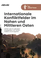 Vorschau - Arbeitsblätter - Konfliktfelder im Nahen und Mittleren Osten einfach erklärt (Lernheft) - Deckblatt