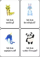 Vorschau - Bildkarten - Affirmationskarten - Seite 1