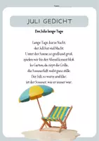 Vorschau - Unterrichtsreihen - 4 GEDICHTE für den JULI: ab 2. Klasse - Seite 2