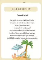 Vorschau - Unterrichtsreihen - 4 GEDICHTE für den JULI: ab 2. Klasse - Seite 3