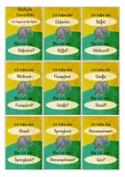 Vorschau - Stationenlernen - Sachunterricht - Tiere in Afrika - Lesespiel : Ich habe .... - Wer hat ...? - Seite 2