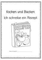 Vorschau - Arbeitsblätter - Materialpaket Rezepte schreiben Klasse 3-4 - Seite 1