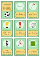 Vorschau - Spiele - Lesespiel WM 2026 - Fußball - Klasse 1 - Grundschrift - Seite 1
