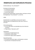 Vorschau - Arbeitsblätter - Luft - Bildkarten, Informationen, Arbeitsblatt - Seite 1
