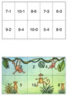 Vorschau - Spiele - Rechenpuzzles mit Subtraktionsaufgaben im ZR bis 10 - Seite 3