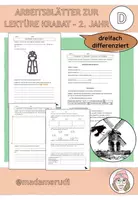 Vorschau - Stundenentwürfe - Arbeitsblätter zur Lektüre "Krabat - das 2. Jahr" - Deckblatt