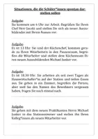 Vorschau - Aufgabenkarten - Situationen zum Thema Umgangsformen - Seite 1
