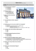 Vorschau - Unterrichtsreihen - Unterrichtseinheit: "Berlin - die Stadt in der ich lebe" - Seite 1
