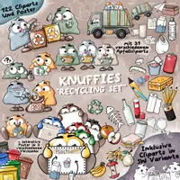 Vorschau - Poster - Knuffies „Recycling Set“ Cliparts - Seite 2