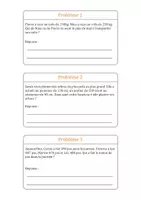 Aperçu - Feuilles d'exercices - Comparer et ranger des nombres jusqu'à 999 - Cycle 2 - Page 2