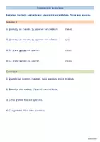 Aperçu - Préparation de séquence / Séquence complète - Rituels d'orthographe (accords) - Transposition de phrases - Page 2