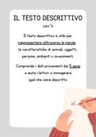anteprima - Esercizi - Schede didattiche sul testo descrittivo - Pagina 1